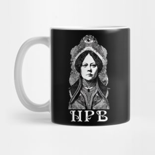 Madame Helena P Blavatsky Esoteric Art Nouveau Design Mug